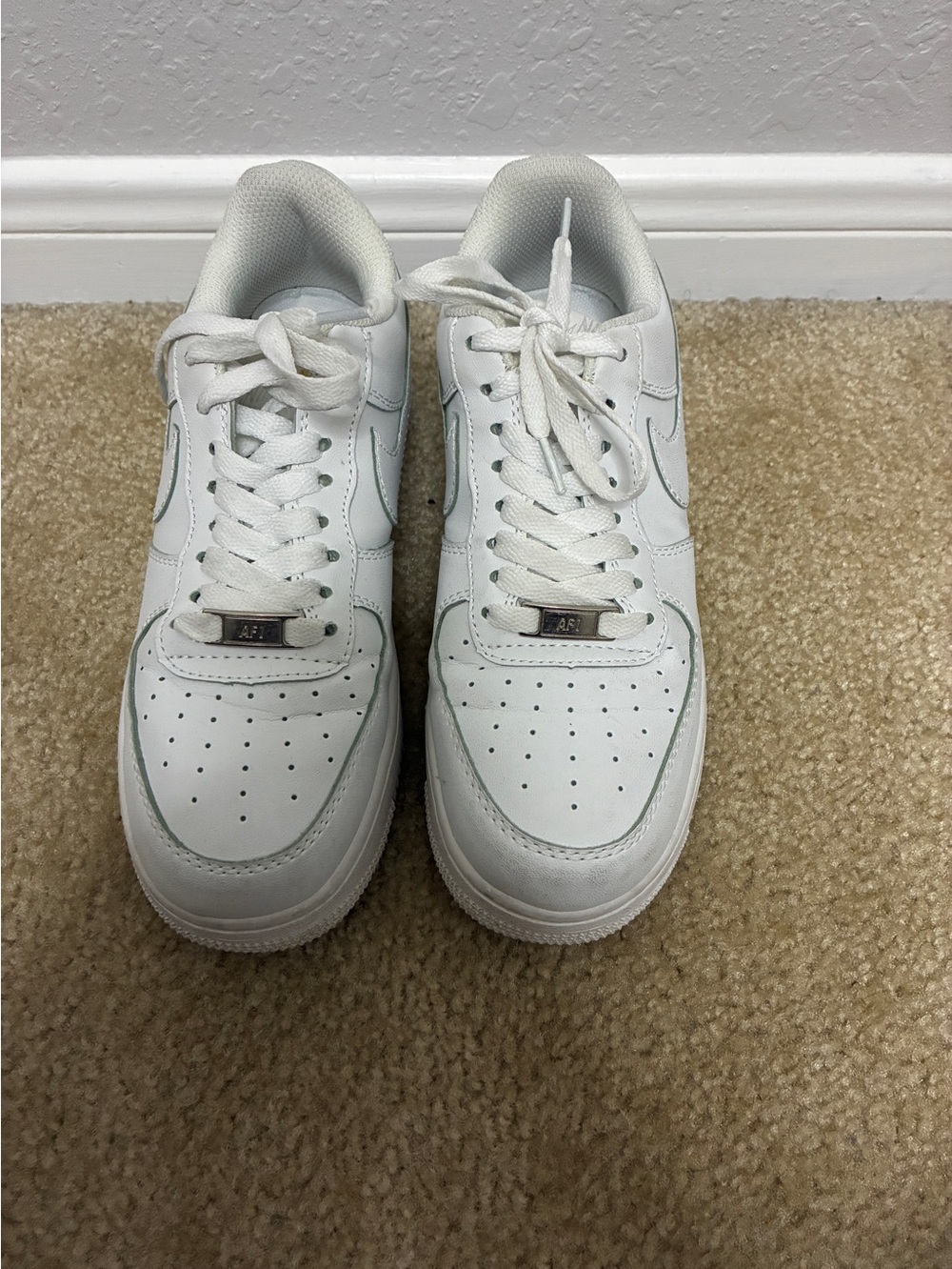 Nike Kids White Low-Top Sneakers